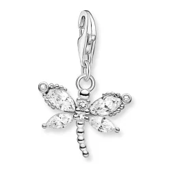 Thomas Sabo Silver Cubic Zirconia Butterfly Charm