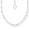 Thomas Sabo Silver Cubic Zirconia Tennis Necklace