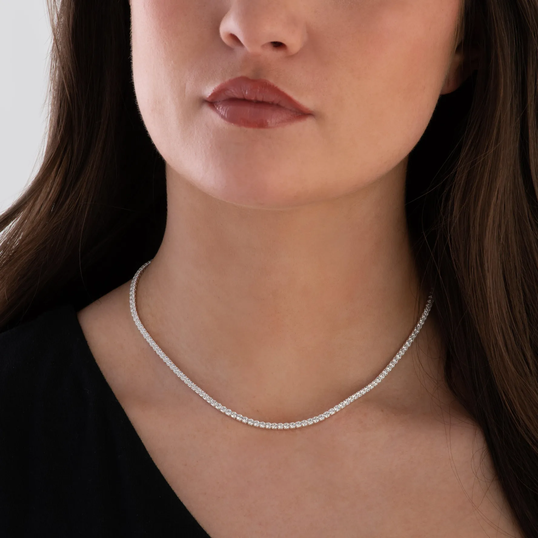 Thomas Sabo Silver Cubic Zirconia Tennis Necklace