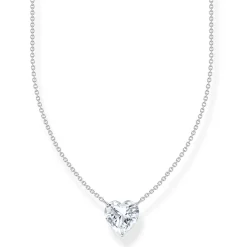 Thomas Sabo Silver Cubic Zirconia Heart Necklace