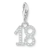 Thomas Sabo Silver Cubic Zirconia 18 Charm
