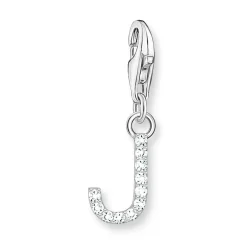 Thomas Sabo Silver Cubic Zirconia Initial J Charm