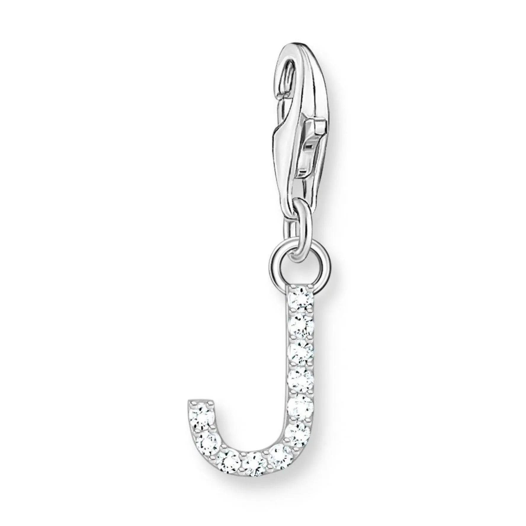 Thomas Sabo Silver Cubic Zirconia Initial J Charm