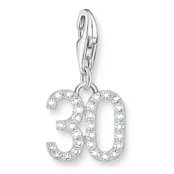 Thomas Sabo Silver Cubic Zirconia 30 Charm