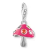 Thomas Sabo Silver Cubic Zirconia Mushroom Charm