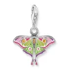 Thomas Sabo Silver Cubic Zirconia Moth Charm
