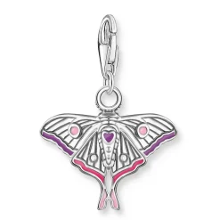 Thomas Sabo Silver Cubic Zirconia Moth Charm