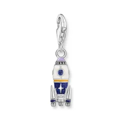 Thomas Sabo Silver Cubic Zirconia Rocket Charm