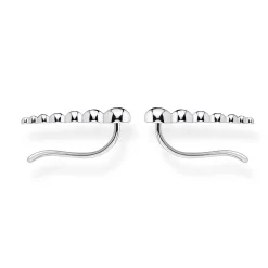 Thomas Sabo Silver Dot Climber Earrings