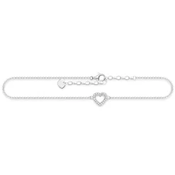 Thomas Sabo Silver Heart Anklet