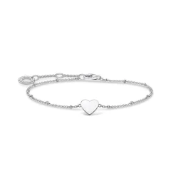 Thomas Sabo Silver Heart Dot Bracelet