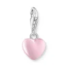 Thomas Sabo Silver Pink Heart Charm