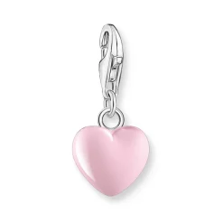 Thomas Sabo Silver Pink Heart Charm