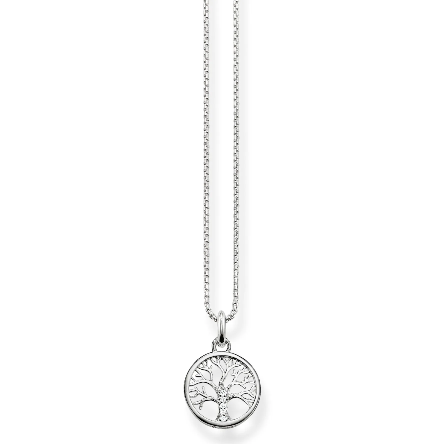 Thomas Sabo Silver Tree Of Love Necklace