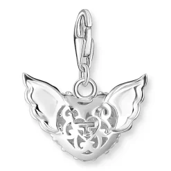 Thomas Sabo Silver Winged Heart Charm