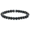 Thomas Sabo Talisman Silver Black Obsidian Tigers Eye Bracelet