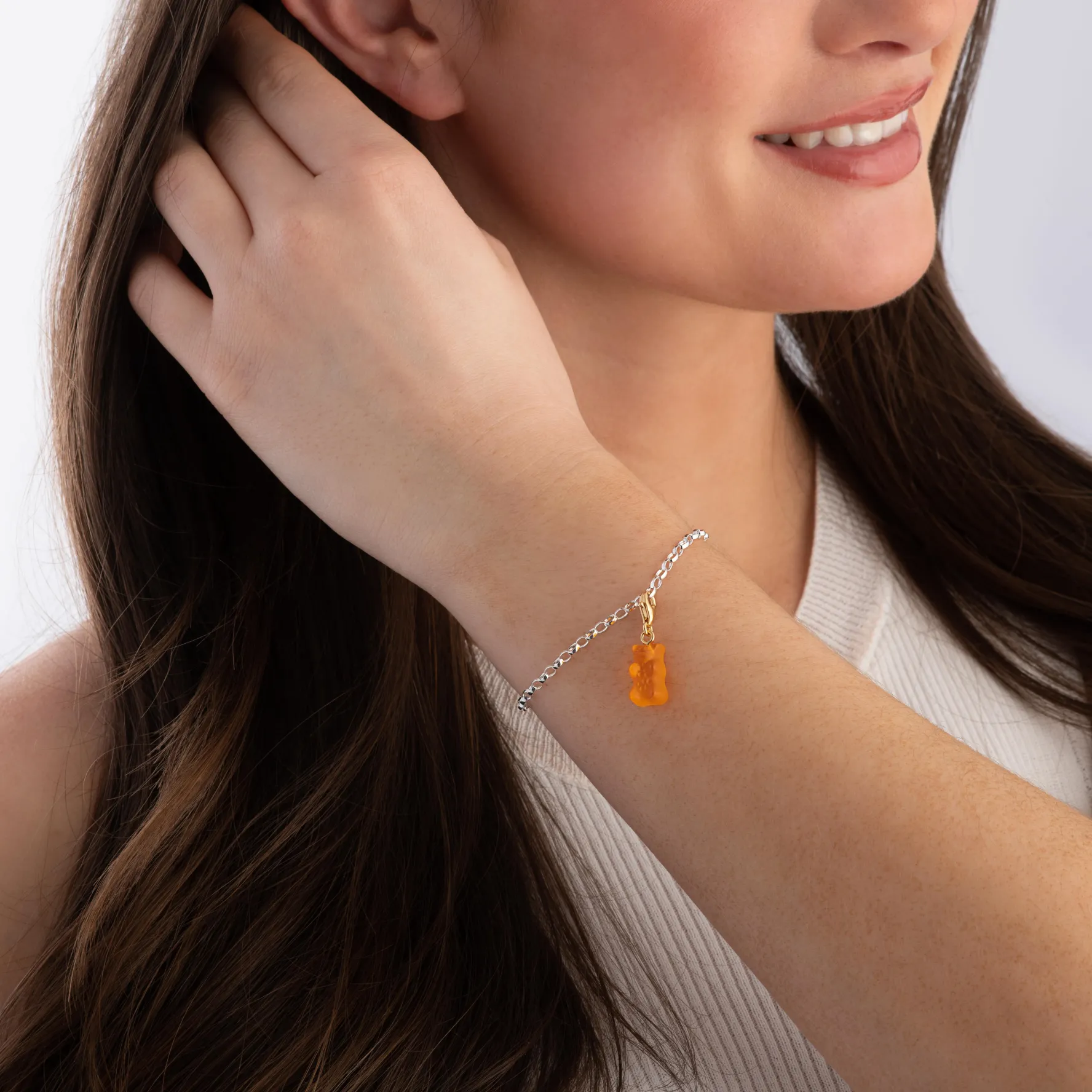 Thomas Sabo X HARIBO 18k Gold Plated Orange Goldbears Charm