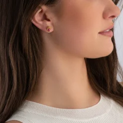 Thomas Sabo Yellow Gold Plated Palm Tree Single Stud Earring