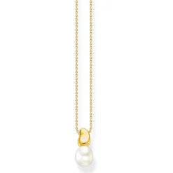 Thomas Sabo Yellow Gold Plated Freshwater Pearl Pendant