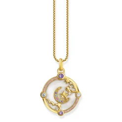 Thomas Sabo Yellow Gold Plated Moon Charm