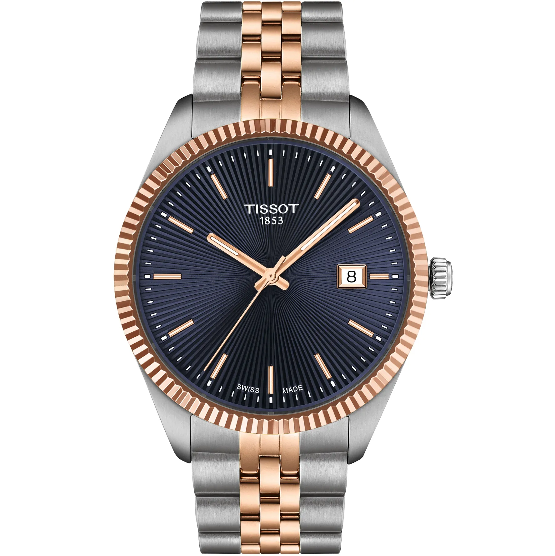 Tissot Ballade 40mm Stainless Steel and Rose Gold PVD Men’s Watch