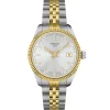 Tissot Ballade 34mm Stainless Steel and Yellow Gold PVD Ladies Watch