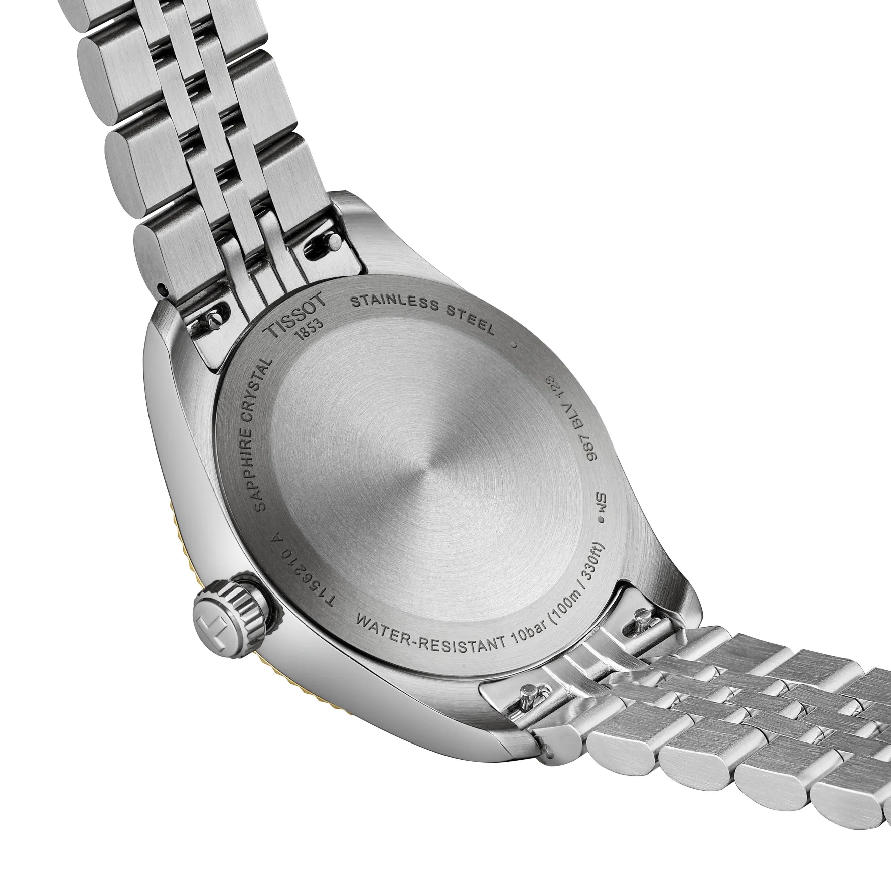 Tissot Ballade 34mm Stainless Steel and Yellow Gold PVD Ladies Watch