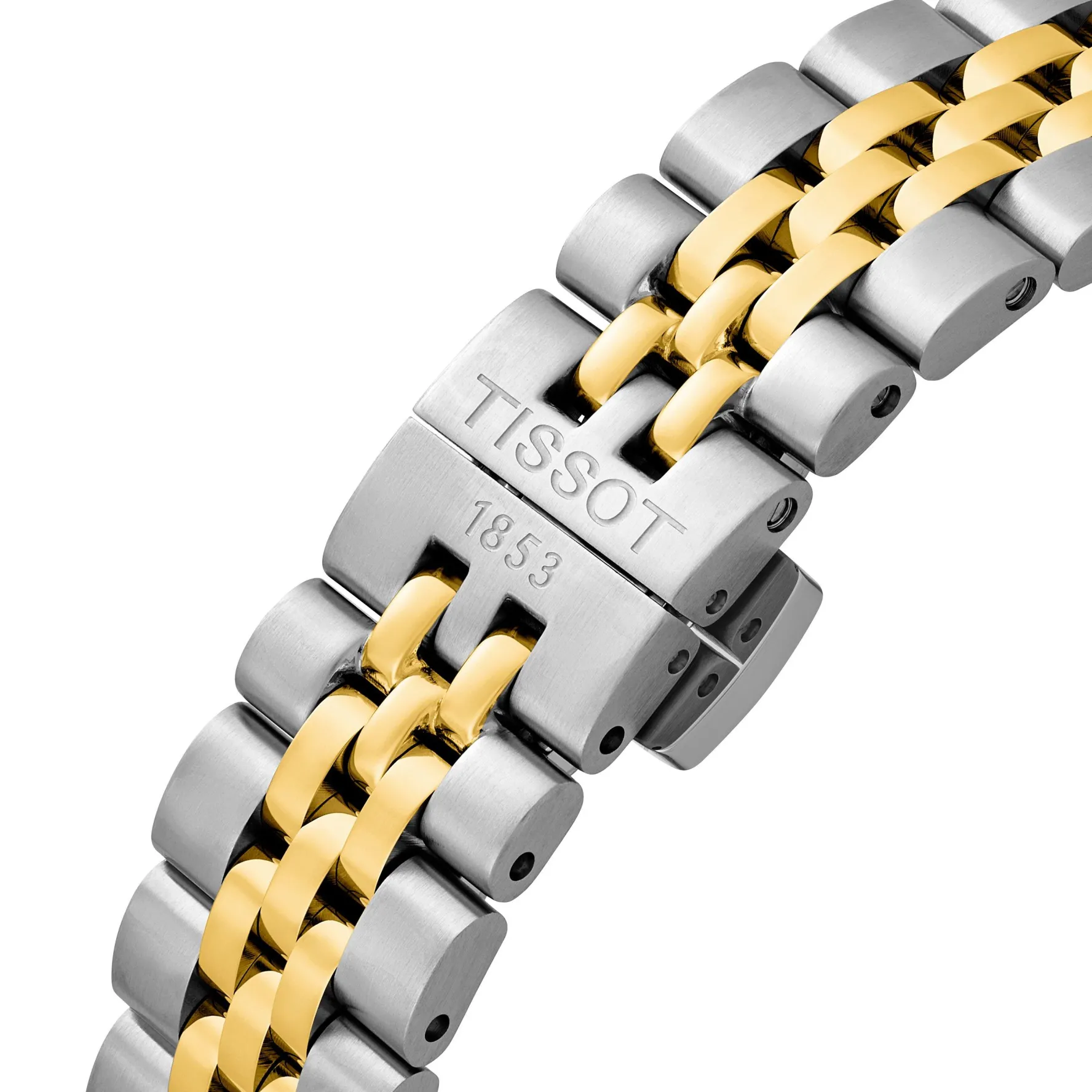 Tissot Ballade 34mm Stainless Steel and Yellow Gold PVD Ladies Watch