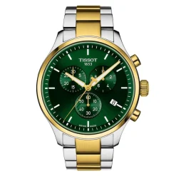Tissot Chrono XL Classic 45mm Stainless Steel and Gold Plated Men's Watch