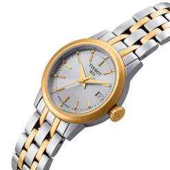 Tissot Classic Dream 28mm Stainless Steel and Yellow Gold Plated Ladies Watch