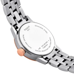 Tissot Classic Dream 28mm Stainless Steel and Rose Gold Plated Ladies Watch