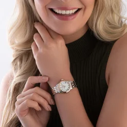 Tissot Classic Dream 28mm Stainless Steel and Rose Gold Plated Ladies Watch