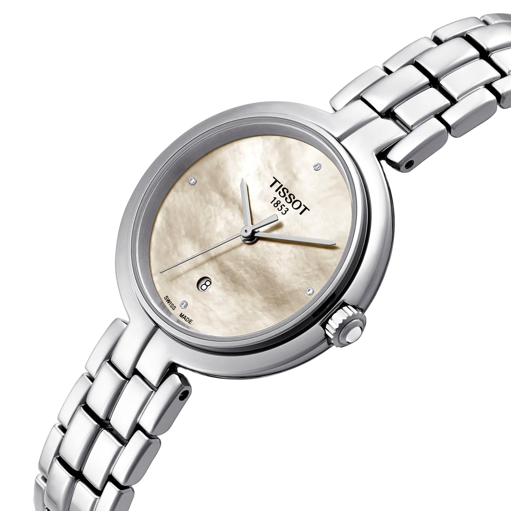 Tissot Flamingo 30mm Mother of Pearl Ladies Watch