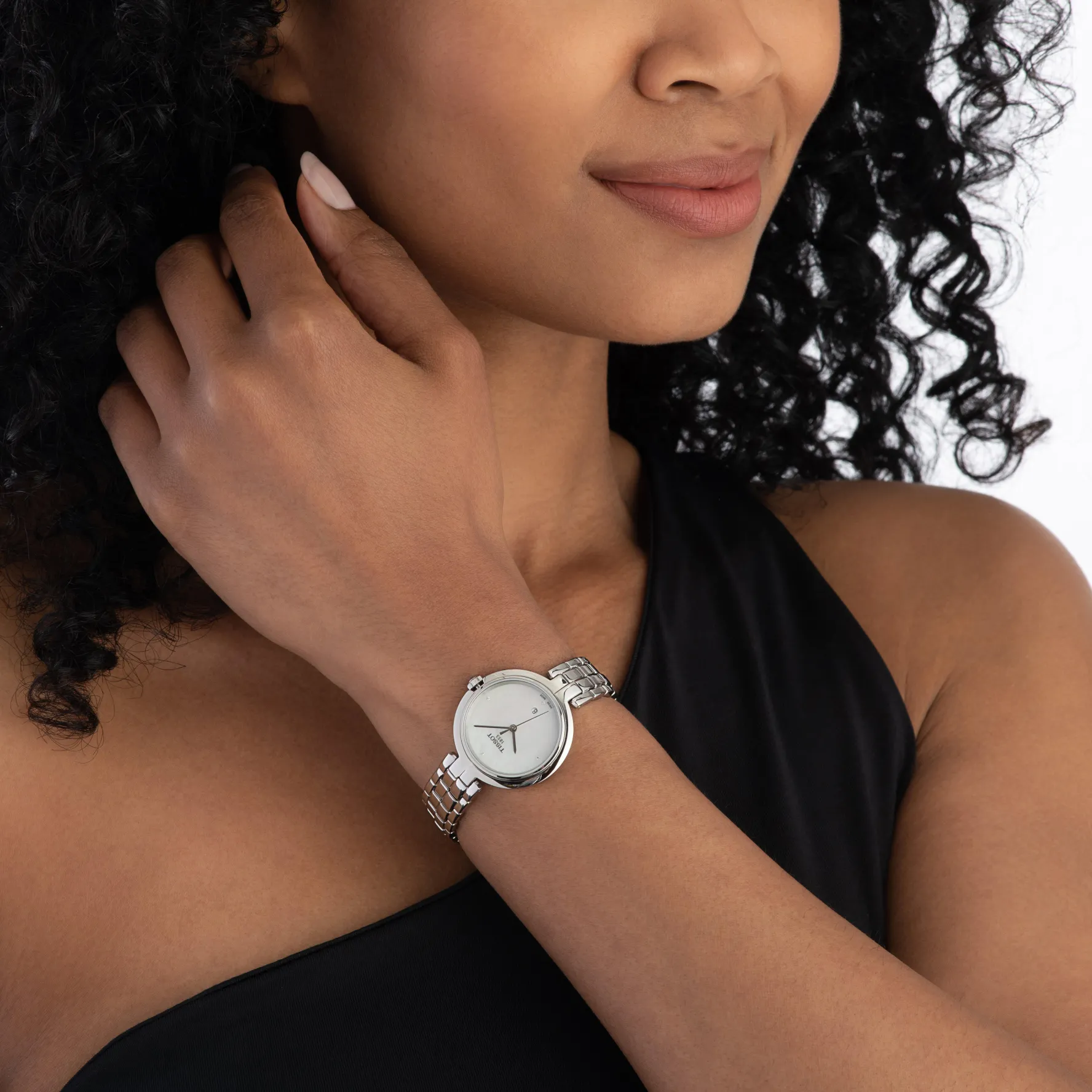 Tissot Flamingo 30mm Mother of Pearl Ladies Watch