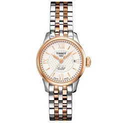 Tissot Le Locle 24mm Stainless Steel and Rose Gold Plated Automatic Ladies Watch