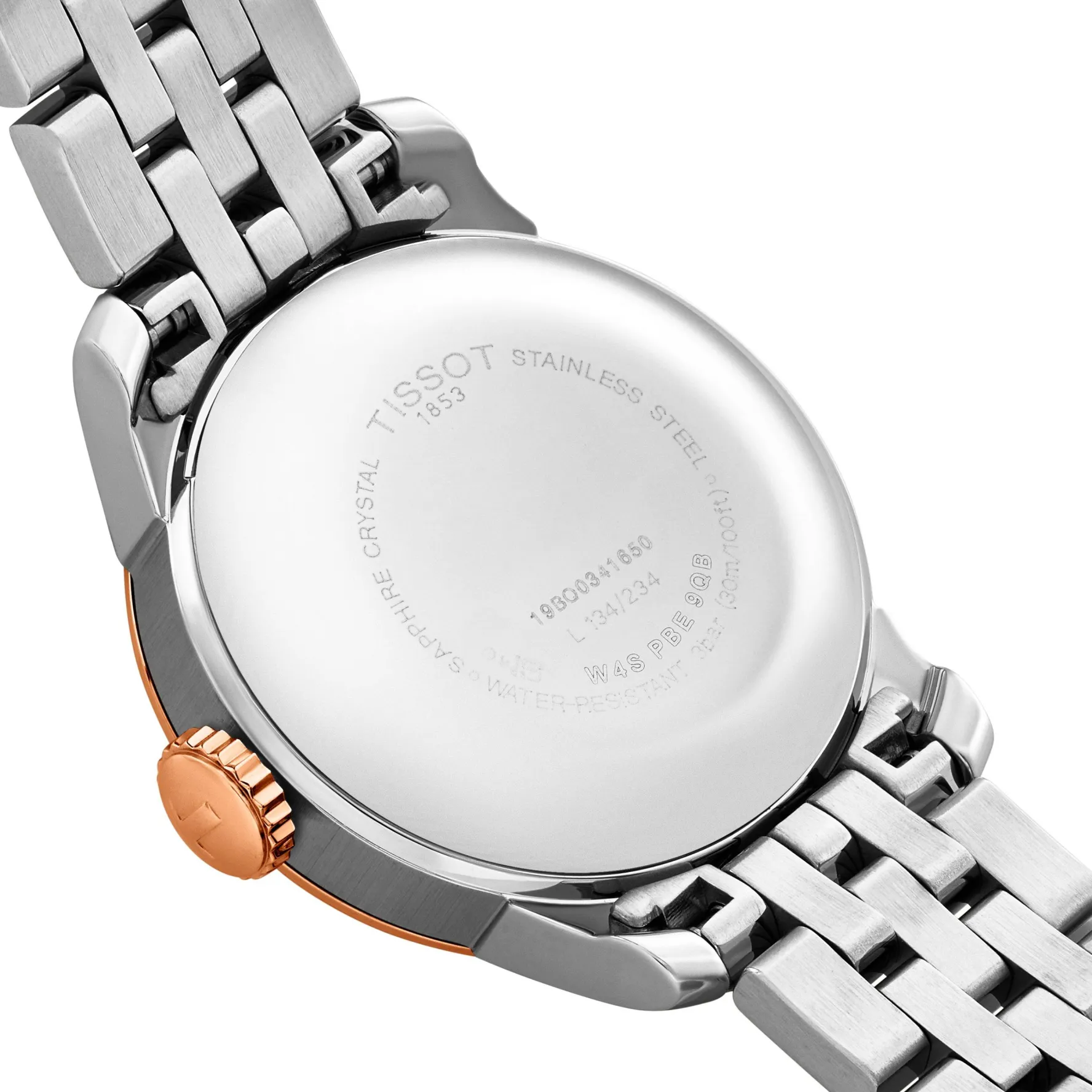 Tissot Le Locle 24mm Stainless Steel and Rose Gold Plated Automatic Ladies Watch