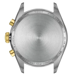 Tissot PR 100 40mm Stainless Steel and Yellow Gold Tone Chronograph Men’s Watch