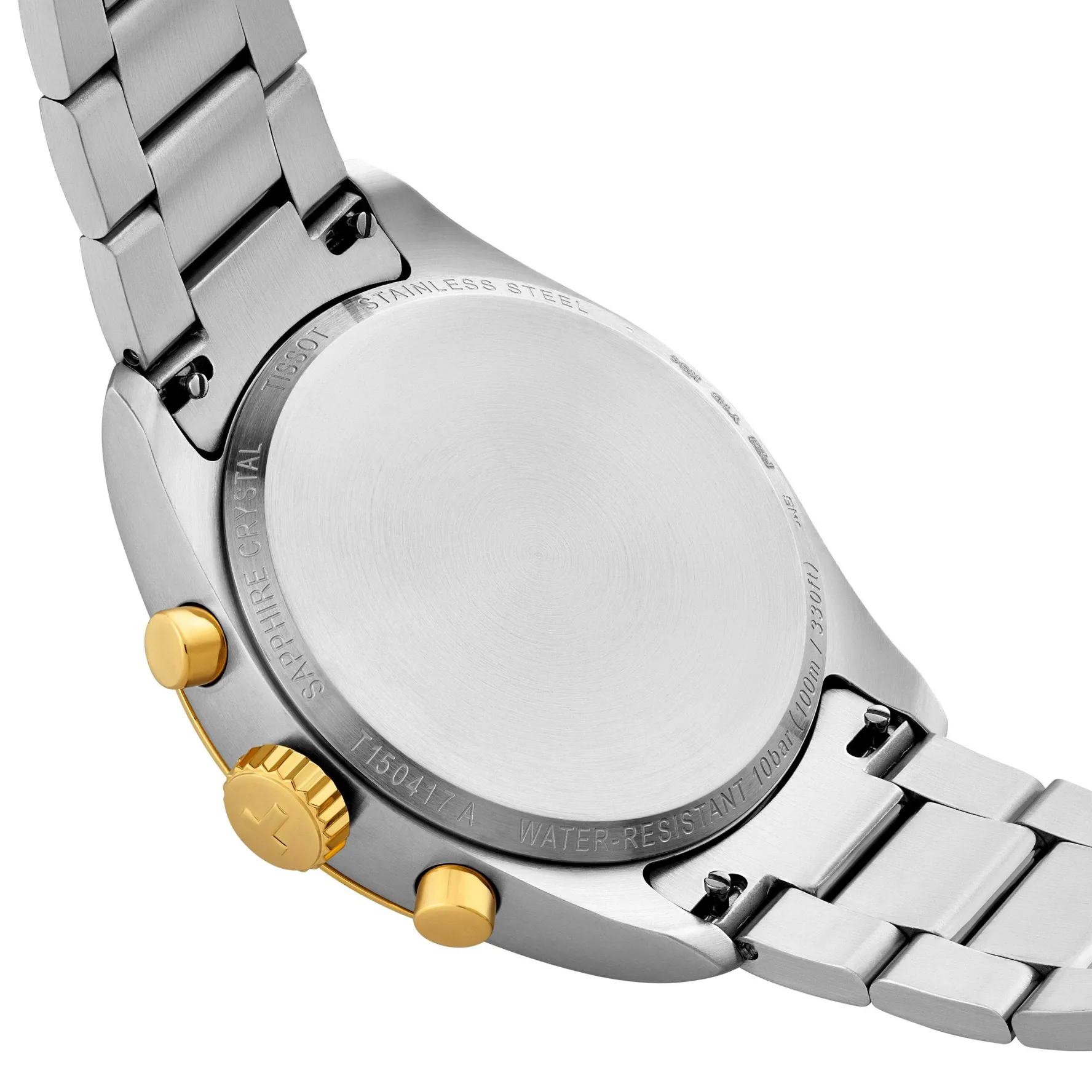 Tissot PR 100 40mm Stainless Steel and Yellow Gold Tone Chronograph Men’s Watch