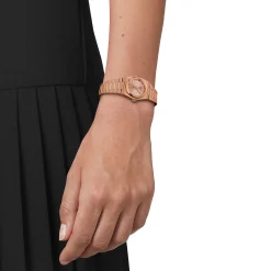 Tissot PRX 25mm Rose Gold PVD Diamond Ladies Watch