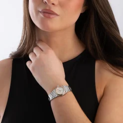 Tissot PRX 25mm Rose Gold PVD Mother of Pearl Ladies Watch
