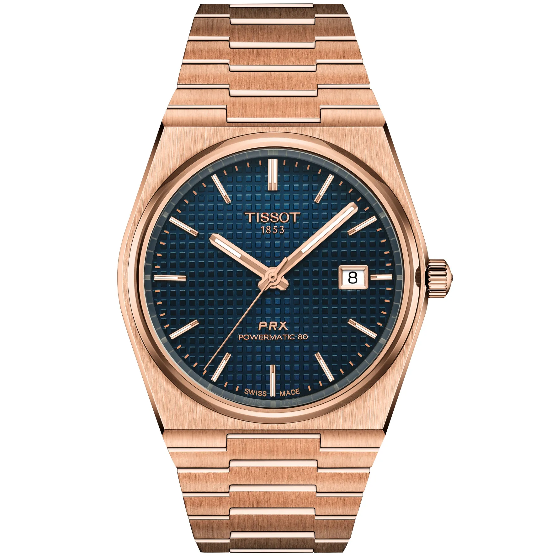 Tissot PRX Powermatic 80 40mm Rose Gold Tone Automatic Watch