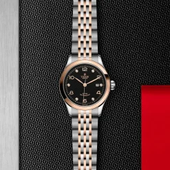 TUDOR 1926 28mm Stainless Steel and Rose Gold Diamond Automatic Ladies Watch
