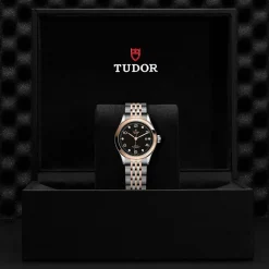 TUDOR 1926 28mm Stainless Steel and Rose Gold Diamond Automatic Ladies Watch