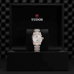 TUDOR 1926 28mm Stainless Steel and Rose Gold Diamond Automatic Ladies Watch