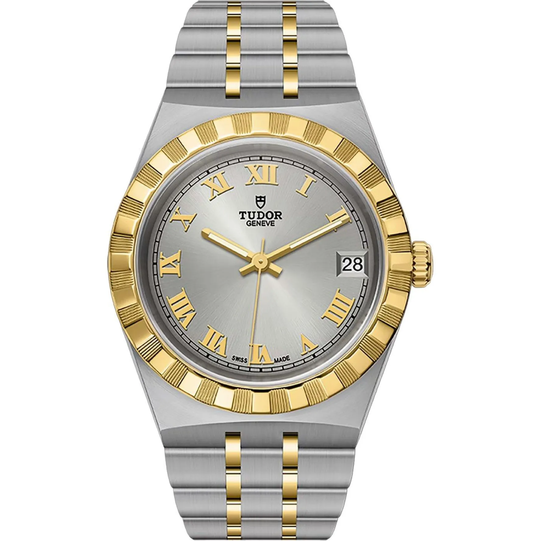 TUDOR Royal 34mm Stainless Steel and Yellow Gold Automatic Ladies Watch