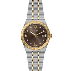 TUDOR Royal 38mm Stainless Steel and Yellow Gold Diamond Automatic Men’s Watch