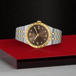 TUDOR Royal 38mm Stainless Steel and Yellow Gold Diamond Automatic Men’s Watch
