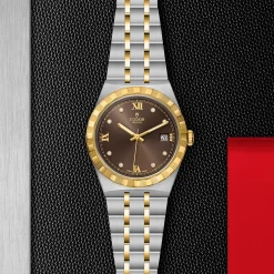 TUDOR Royal 38mm Stainless Steel and Yellow Gold Diamond Automatic Men’s Watch