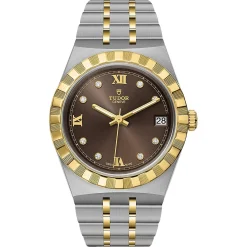TUDOR Royal 34mm Stainless Steel and Yellow Gold Diamond Automatic Watch