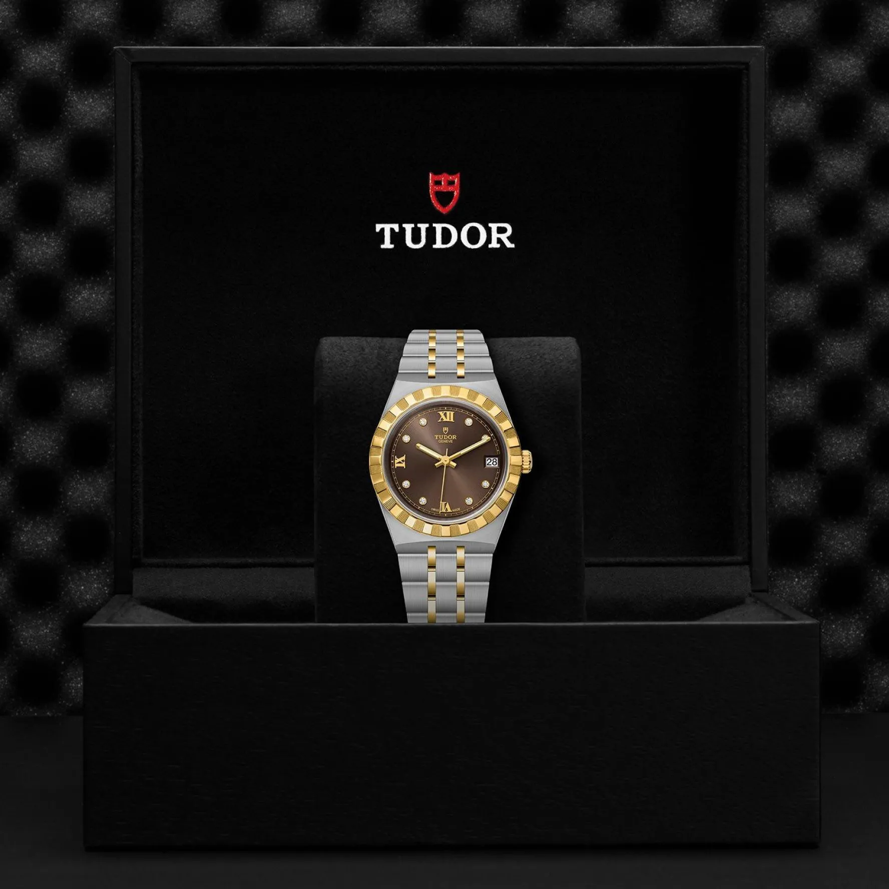 TUDOR Royal 34mm Stainless Steel and Yellow Gold Diamond Automatic Watch
